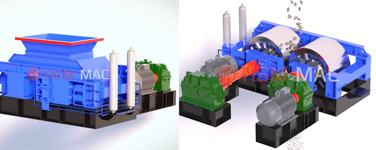 全自動液壓對輥制砂機 全自動液壓對輥破碎機型號